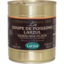 Larzul Soupe de Poissons de l’Atlantique  800g
