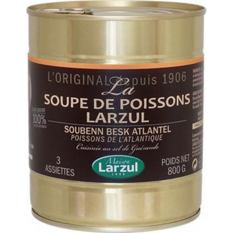 Larzul Soupe de Poissons de l’Atlantique  800g