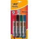 BIC Marqueurs permanents 4 couleurs