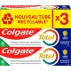 Colgate Dentifrice Total Blancheur 3x75ml 225ml