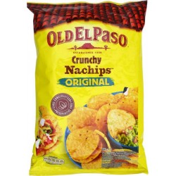 Old El Paso Crunchy Nachips Original 185g (lot de 4)