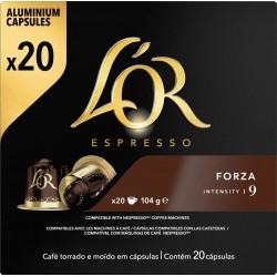 L'OR Espresso Café Forza Intensité 9 x20 Capsules 104g