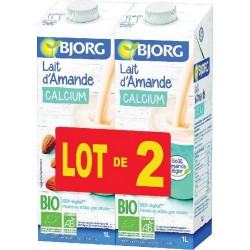 BjORG Boisson Lait d’Amande Bio Calcium 2x1L