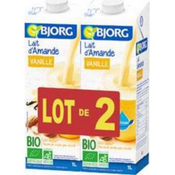 Bjorg Lait d'amande vanille Bio 2x1L
