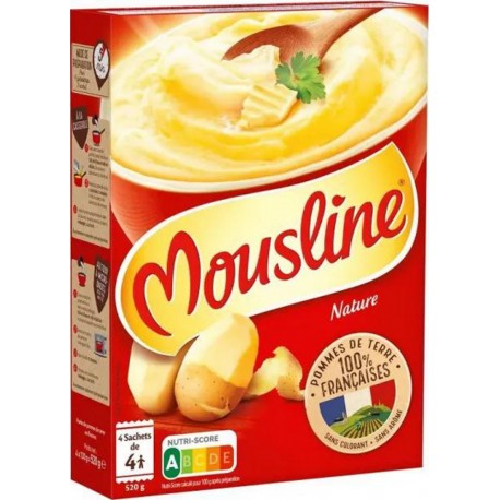 Mousline Purée Maggi Nature 4x130g 520g (lot de 2)