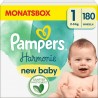 Pampers Couches bébé Taille 1 (2-5Kg) Harmonie x180