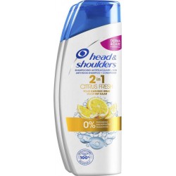 Head & Shoulders Shampooing Citrus Fresh 2 en 1 285ml (lot de 2)