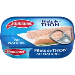 Saupiquet Filets de Thon au naturel 115g