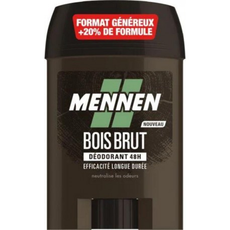 Mennen Déodorant Force Bois Brut 60ml (lot de 6) stick 60ml