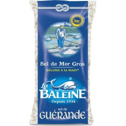 LA BALEINE BALEINE GROS SEL GUERAND 800g