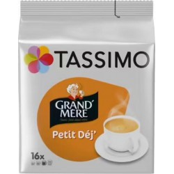Tassimo Café dosettes Compatibles Grand Mère Petit Déj. x16 Dosettes 133g (lot de 2)