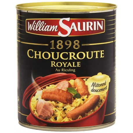 William Saurin 1898 Choucroute Royale au Riesling 400g