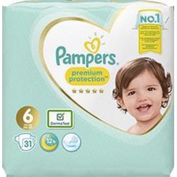 PAMPERS PREMIUM PROTECTION GEANT T6 13Kg+ X31