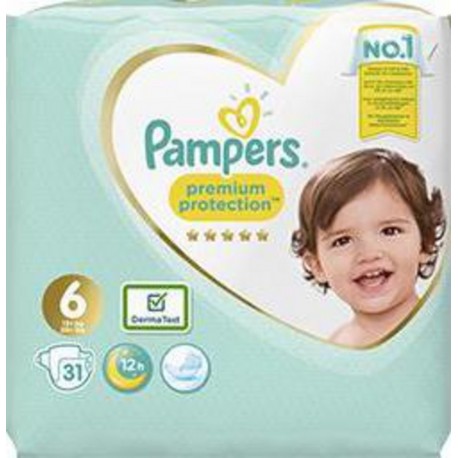 PAMPERS PREMIUM PROTECTION GEANT T6 13Kg+ X31