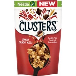 Nestlé Clusters Granola Crunchy Muesli Chocolat Noir 400g (lot de 4)