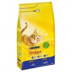 Friskies Croquettes Chats Adultes Colin Légumes 4Kg