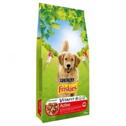 Friskies Croquettes Chiens Active Viandes Format Maxi 10Kg