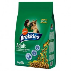 Brekkies Croquettes Chiens Adult au Boeuf et Légumes 4Kg