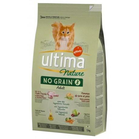 Ultima Nature Croquettes Chat No Grain Adult Dinde 1,1Kg