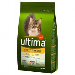 Ultima Croquettes Chat Appétit Difficile Truite 1,5Kg