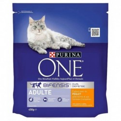 Purina One Croquettes Chat Adulte Poulet 450g