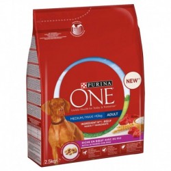 Purina One Croquettes Chien Adult Maxi +10Kg Boeuf 2,5Kg