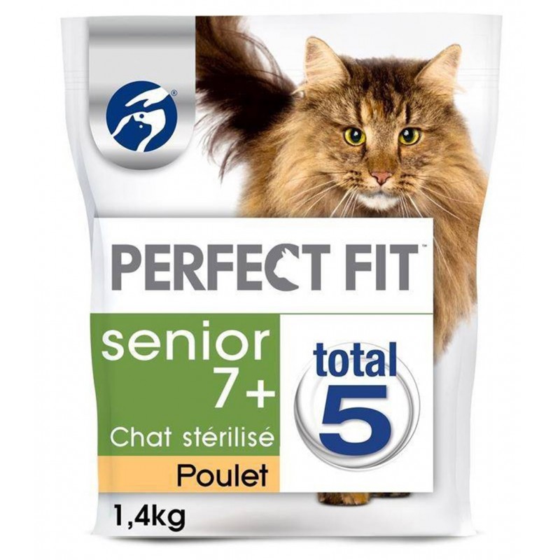 Perfect Fit Total 5 Croquettes Chat Sterilise Senior 7 Poulet 1 4kg Megastorexpress Com