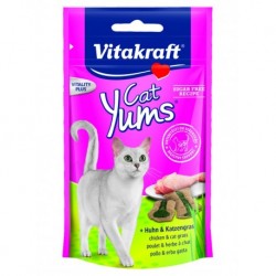 Vitakraft Cat Yums au Poulet et Herbes à Chat 40g