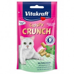 Vitakraft Crispy Crunch à l’Huile De Menthe Poivrée Pour Chat 60g