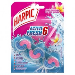 Harpic Bloc Cuvette Active Fresh Fleurs Tropicales
