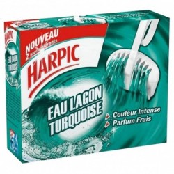 Harpic Bloc Cuvette Eau Lagon Turquoise