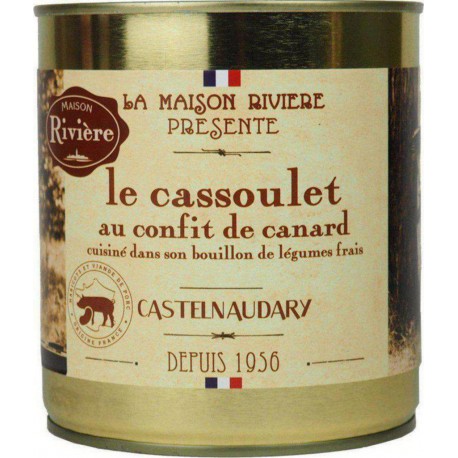 Maison Riviere Cassoulet au confit de canard 840g