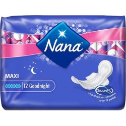 Nana Serviettes Hygiéniques Maxi Goodnight x12 (lot de 4)