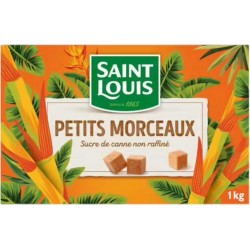 Saint Louis Sucre Petits Morceaux Bruns 1Kg