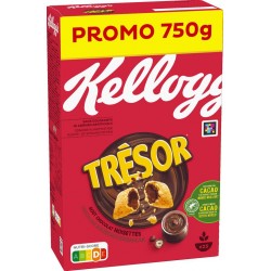 Kellogg's Céréales Trésor Chocolat Noisette 750g