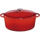 Kuchenprofi cocotte ovale en fonte émaillée 35cm rouge - 0402001435