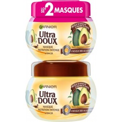 GARNIER ULTRA DOUX MASQUE HUILE D’AVOCAT et KARITE 2x300g 600g 2 pots 300ml