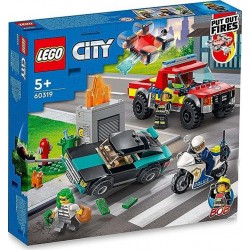 LEGO 60319 SAUVETAGE POMPIERS POLICE CITY