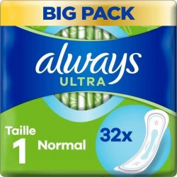 Always Serviettes hygiéniques Ultra Normal Taille 1 x32 paquet 32 serviettes