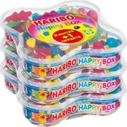 Haribo Happy’Box 2x600g+1x600g offert 1.8Kg