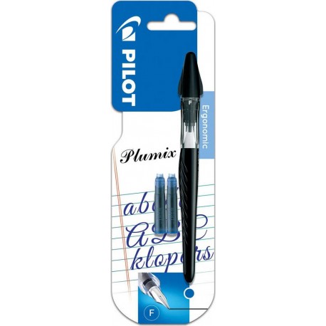 PILOT PLUMIX LOT MIXTE D'ECRITURE BLISTER STYLO PLUME/2 CARTOUCHES 1CT