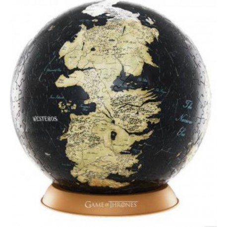 Puzzle 3d Le Trône de fer puzzle 3D Globe Unknown World (240 pièces)