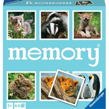 Ravensburger - Grand Memory Petits Bébés Animaux