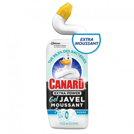 Canard Gel WC Extra Power Javel Moussant Marine 750ml