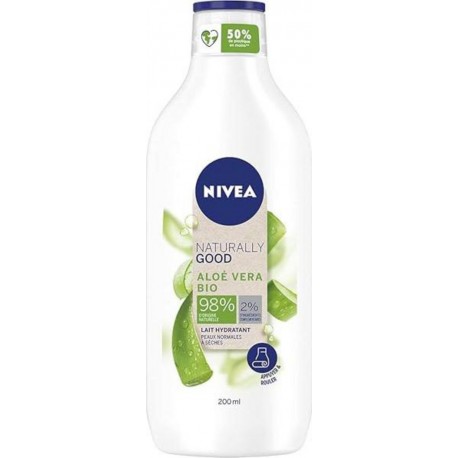 NIVEA LAIT CORPS ALOE VERA BIO CHANVRE 350ml