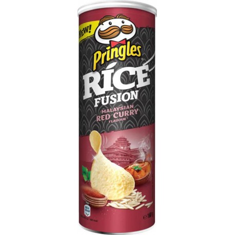 Pringles Chips tuiles Rice Fusion curry rouge malaisien 160g