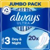 Always Serviettes hygiéniques Jour & Nuit Taille 3 x20