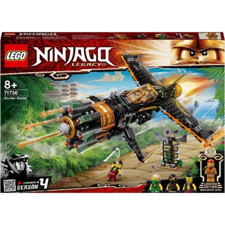 LEGO NINJAGO 71736 Le jet multi-missiles Boulder Blaster