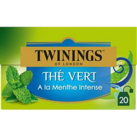 Twinings Thé vert intense Menthe intense x25 32g