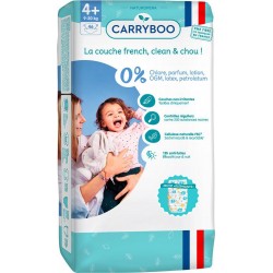 Carryboo Couches écologiques Taille 4+ 9-20Kg Dermo sensitives x46